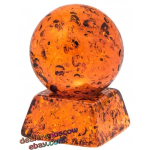 Baltic Amber Mascot Figurine Magic Power Ball   112773934863